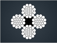 四股钢丝绳4x26WS+FC