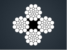 四股钢丝绳4x31WS+FC