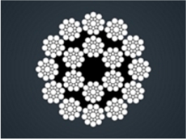 多层股不旋转钢丝绳18x19S+FC/IWR