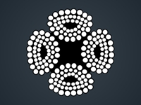 四股扇形股钢丝绳4Vx48S+5FC