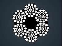 三角股钢丝绳6Vx43+FC/IWR