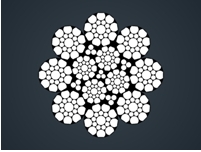 压实股钢丝绳8xK19S-PWRC(K)