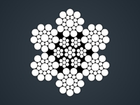 满充式钢丝绳CFRC6x19S+IWR