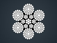 满充式钢丝绳CFRC6x41WS+IWR