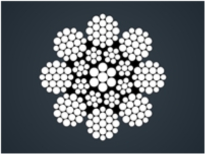 填充式钢丝绳CFRC 8x19W+IWR