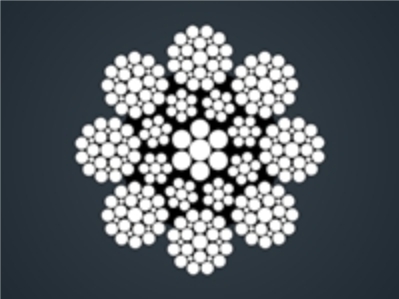 填充式钢丝绳CFRC 8x25FI+IWR