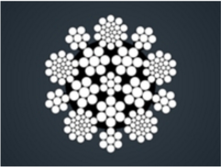 ​填充式钢丝绳CFRC 16Wx26WS+IWR