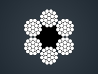 ​电梯用钢丝绳8x19S+IWR