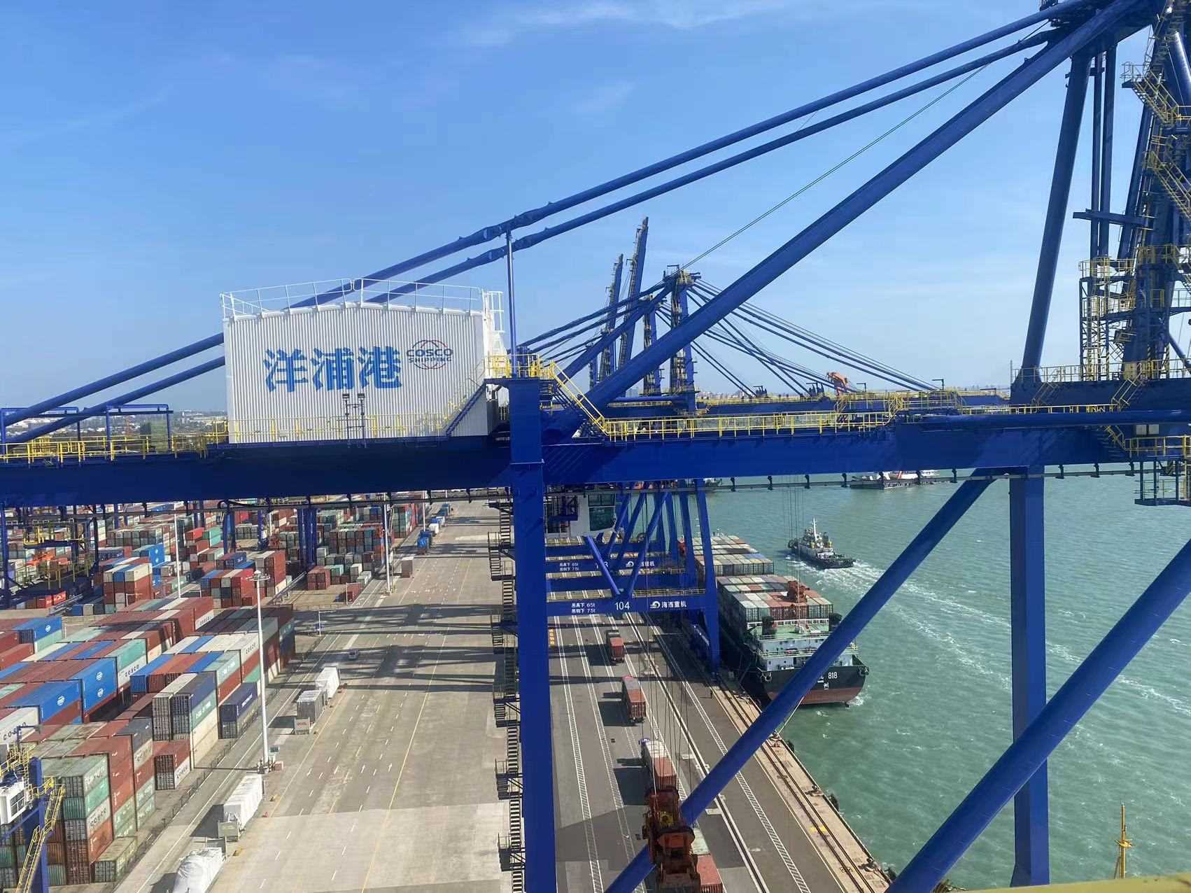 上海华绳公司一行两人，应邀对海南港航集团洋浦国际集装箱码头有限公司进行现场勘查