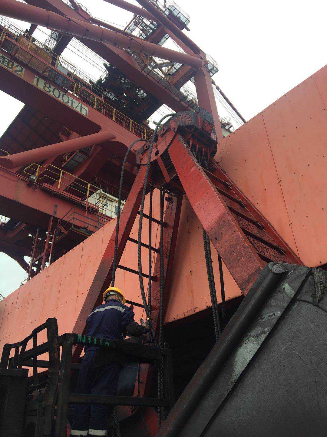 佛山中绳公司供应珠海神华粤电煤码头的缷船机钢丝绳